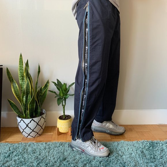 Champion Vintage 90's Track Pants Zipped Logo - Picture 2 of 10